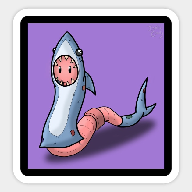 WormShark Sticker by WormLife